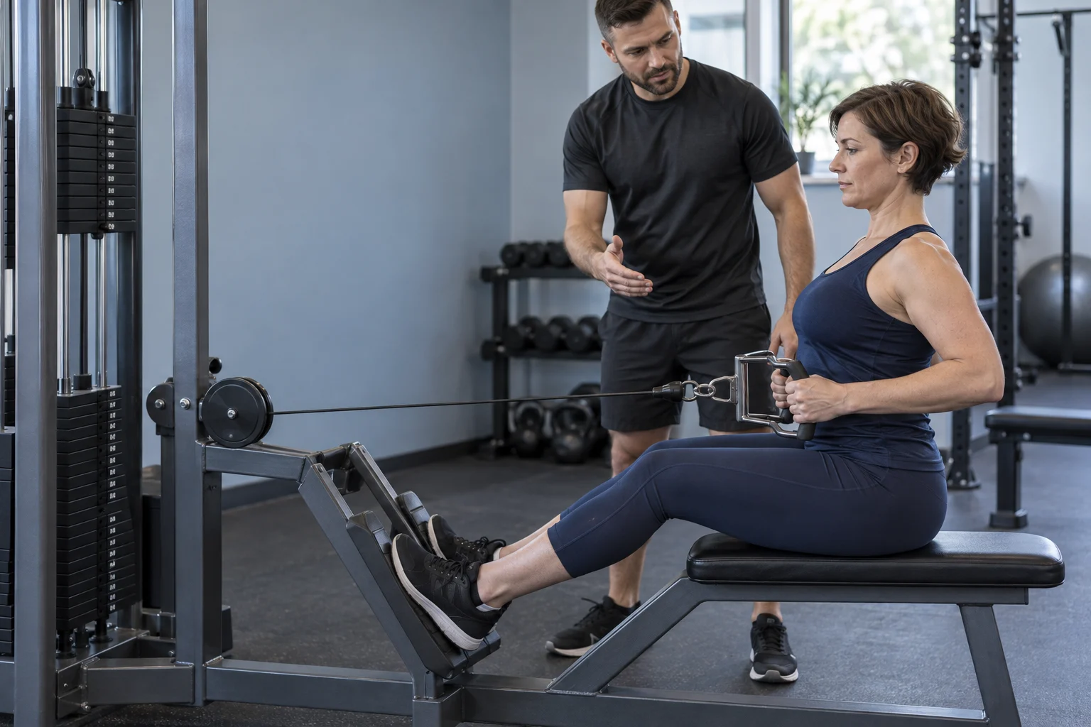 Motiv: Training an Geräten